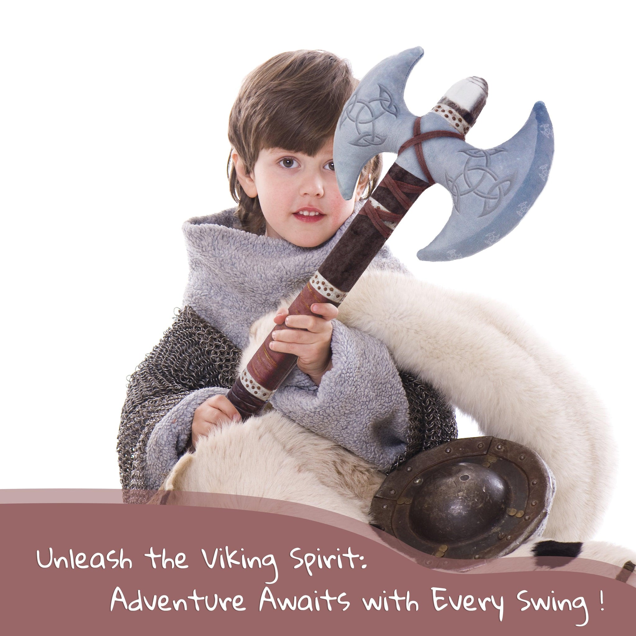 Little Vikings Plush Battle Axe | June Garden – June Garden Toys